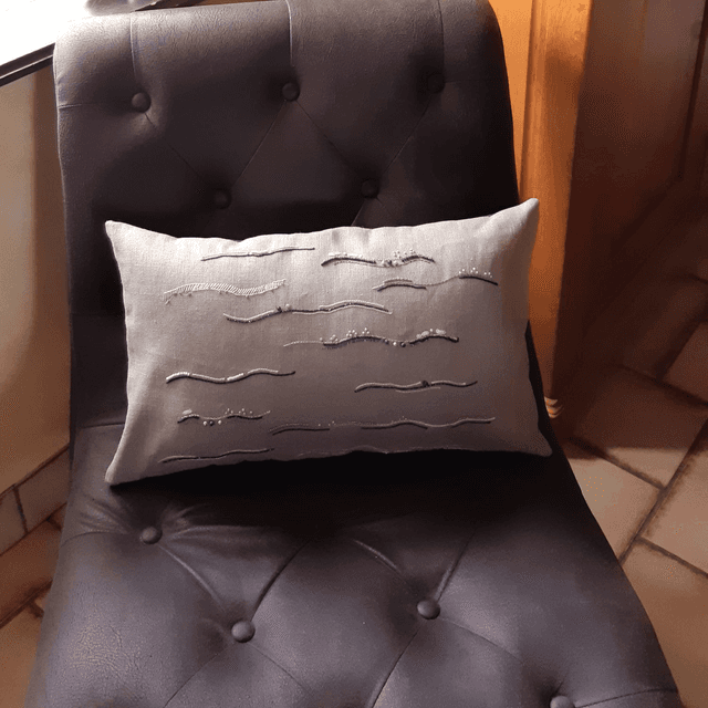 Coussin mer scintillante